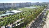 ANDRÉS DE VANDELVIRA. Panorámica aérea de la segunda fase del parque del Bulevar.