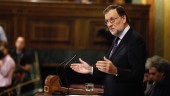 Mariano Rajoy hoy en el Congreso de los Diputados