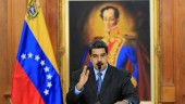 Venezuela. El presidente venezolano hablando en el Palacio de Miraflores.