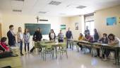 PARTICIPACIÓN . José Miguel Gámez, Elena Rodríguez, Inmaculada Sánchez y Pepa Rus en la reunión.