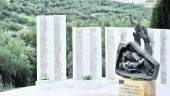 MEMORIA. Monumento en el que se recuerda a los represaliados en el Cementerio de San Eufrasio. 