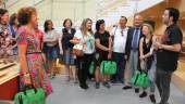 TURISMO. Alumnos en la visita guiada al Museo de La Carolina, con los profesores Almansa y Faramiñán. 