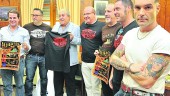 FESTIVAL. El concejal Manuel Heras y el alcalde, Javier Márquez, recibieron a la Asociación Rock Me Babe y a representantes de los patrocinadores. 