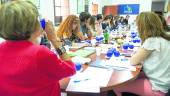 Asistentes al primer curso avanzado de cata de aceite de oliva virgen extra en “Olivar y Aceite”.