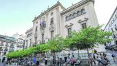 EMPLEO. Fachada del Ayuntamiento, en la Plaza de Santa María, en una fotografía de archivo.