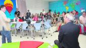 TECNOLOGÍA. Carlos Alonso, en la inauguración del aula “Reinvent the Classroom” en Safa Úbeda.