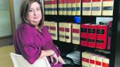 PROFESIONAL. Aurora Cubero Luque, en su despacho de abogados.