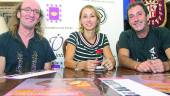 CULTURA. Paco Pacolmo, Elena Rodríguez y Toni Pocotauto, en la presentación del festival de clown y circo.