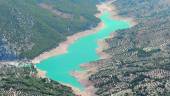 ESCASEZ. Colas del pantano del Quiebrajano, que abastece a la capital jiennense. 