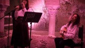 CANCIONES. Sole Candela y Sitoh Ortega en su recital en los Baños Árabes de Jaén. 