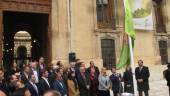 Arranca la Feria de los Pueblos con el izado de la bandera. 