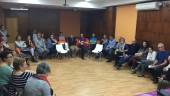 análisis. Diego Cañamero expone a los militantes de su formación su visión de los Presupuestos de 2018.