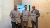 Antonio Rosillo, José Ruiz y Manuel Fernández, en la presentación de “Un Mar de Canciones”. 