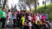 Naturaleza. Alumnos y profesores que participaron en la plantación de pinos.