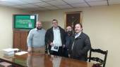 DIVULGACIÓN. José Carlos Gutiérrez, Luis Gómez, Manuel Fernández y Crispín Colmenero.