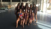 CONJUNTO. Jugadoras que forman el equipo del CN Jaén femenino de waterpolo.