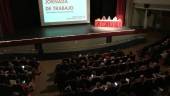 ELECCIONES. El Teatro Municipal repleto por los miembros del partido socialista que acudieron a la cita.