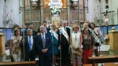 DEVOCIÓN. Miembros de la Cofradía Matriz, del Gobierno municipal y de la cofradía de Cataluña se congregaron para la celebración de la Aparición de la Madre de Sierra Morena.