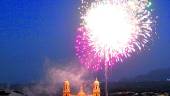 Año 2011. Fuegos en la celebración del 70 aniversario de Diario JAÉN. 