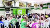 FERIA. La caseta de AxSí, durante la cena de convivencia. 