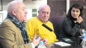 POESÍA. Medina, Carvajal y Marchal, en el “Aula de Literatura”.