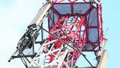 Comunicaciones. Una torre de telefonía móvil, que sirve para transmitir la señal. 