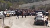 COLAPSO. Imagen distribuida por USO en la que se observa como los viales del Ifeja están ocupados y son intransitables. 