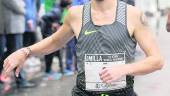 carrera. Sebastián Martos llega a la meta en la Milla de Otoño de Jaén.