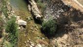 MEJORA. Tramo del río Frío que discurre por el casco urbano del municipio de Los Villares.