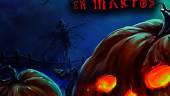 Cartel del mercadillo de Halloween.