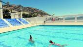 cerrada. La piscina del barrio de El Tomillo, en el Tiro Nacional, está todavía en obras. 