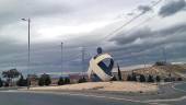 TORMENTA. Nubes amenazan la ciudad jiennense a la altura de la rotonda del Colegio Oficial de Enfermería.