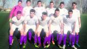 formación. Alineación del Real Jaén juvenil en su enfrentamiento ante el San Félix.