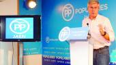 COMPARECENCIA. José Enrique Fernández de Moya, durante la rueda de prensa.