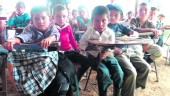 NICARAGUA. Niños de la escuela de San Rafael del Norte.