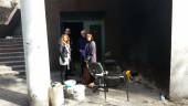 VISITA. Mercedes Barranco, Álvaro Morales, José Ramón Serrano y María del Carmen García, el pasado martes.