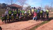 MUY ACTIVOS. Integrantes del Club Deportivo Ciclista Condado Bike, con Francisco José Gordillo.