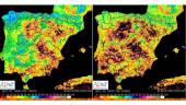 Imágenes publicadas por la Aemet.