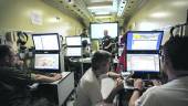 Centro de operaciones de la UME para el simulacro Sur 16.