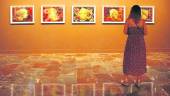 EXPOSICIÓN. La obra de Torregar, Ad Eternum, en el Museo de Jaén cuenta con dioses y personajes mitológicos.