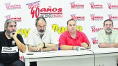 COMPARECENCIA. Ángel Ibáñez, José Ignacio Gámez, Mario Liébanas y Miguel López, de la ejecutiva de “Passo”.