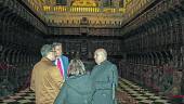 PRESENTACIÓN. García-Lomas y Martínez Rojas revelaron el programa de actividades en la propia Catedral de Jaén.