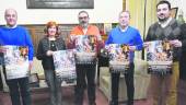 CENTENARIO. Rafael Martínez, Antonia Olivares, Felipe Torres, Ramón Ramos y Cristóbal López Gándara, en la presentación.