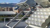 ENERGÍA. Módulos fotovoltaicos situados en la terraza del edificio C6 de la Universidad de Jaén.