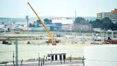 EN PROCESO. Primeros pasos para levantar un edificio destinado a medianas superficies en el futuro centro comercial Jaén Plaza. 