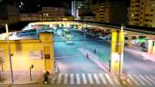 POLÉMICA. El patio de dársenas de la Estación de Autobuses, en una fotografía de archivo.