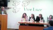 CHARLA. Manuel Llavero, Alicia Casado, Encarna Cazalilla, María Eugenia Valdivielso y Carmen Carazo.