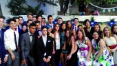 DESPEDIDA. Estudiantes de cuarto de la ESO del colegio Pedro Poveda, durante su fiesta de graduación.