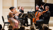 MÚSICA. Integrantes de la Chamber Music Charleston durante un concierto. 