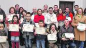 nacimientos. Foto de familia de todos los participantes en la quinta edición del Concurso de Belenes “Ciudad de Úbeda” organizado por “El Sudario”.